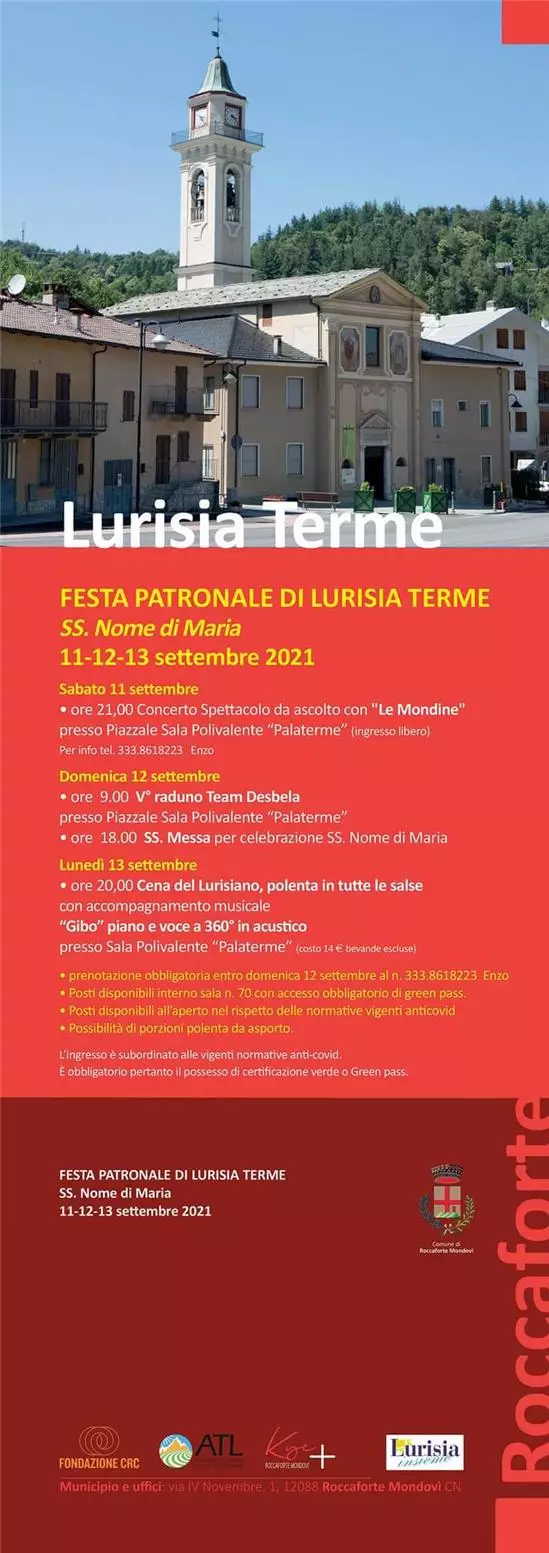 FESTA PATRONALE DI LURISIA TERME